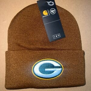 Carhartt x 47 Brand brown Green Bay Packers Beanie